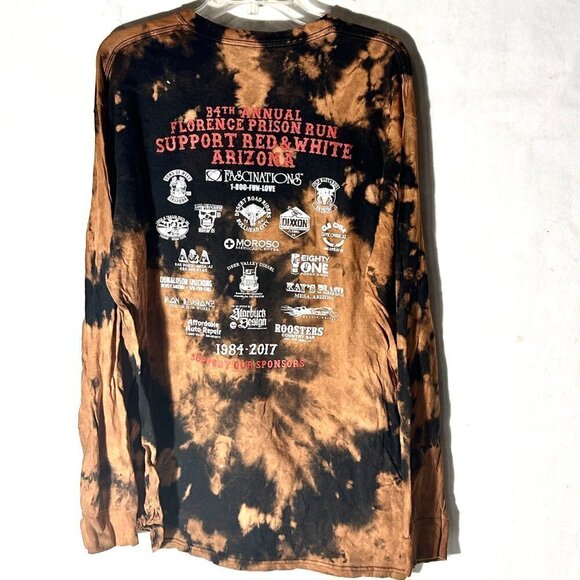 Acid Wash Prison Run Nomad Idaho Xl Biker Motorcycle Tee Shirt Ride a Harley - Picture 6 of 6